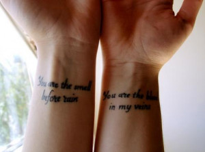 quotes matching wrist tattoo lyrics quotes matching quote tattoos ...