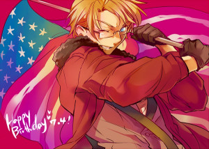 Hetalia HAPPY B-DAY AMERICA!!!