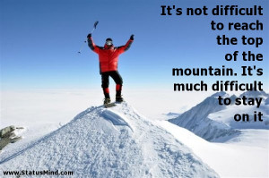 Mountain Top Quotes