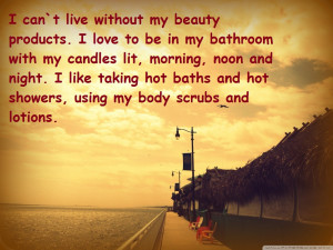 can`t live without my beauty products
