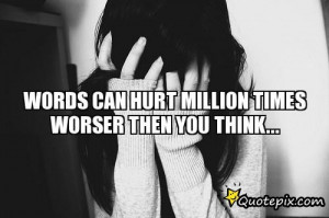 Words Can Hurt Quotes