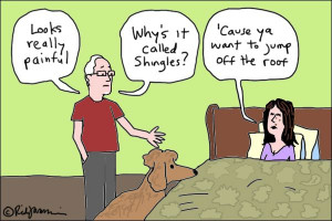 Funny Cartoons About Shingles
