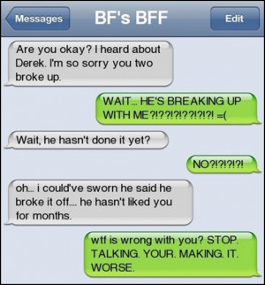 Sad Break Up Text