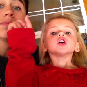 Nash Grier and his adorable little sister