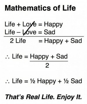 Mathematics of Life, funny Math Quotes
