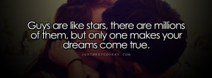 Cute Star Quotes And Sayings ~ Stars Facebook Covers | JUSTBESTCOVERS