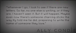 The Silk Campaign: Reached (Matched #3) by Ally Condie Quotes ...