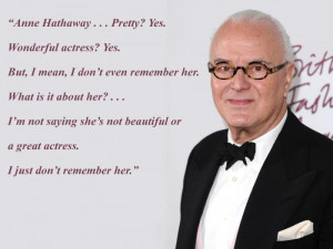 Manolo Blahnik Doesn't Get All The Fuss About Anne Hathaway