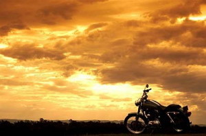 Motorcycle Riding Into The Sunset http://lanas20something.blogspot.com ...