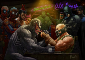 Impresionante Fan Art: Bane Vs.Venom