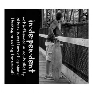 Longboard Teen Attitude Quote Print