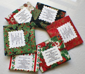 Handmade Christmas Cup Of Tea Holder Tea Bag Gift Think Of Me