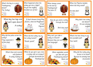 Thanksgiving lunch box jokes, Thanksgiving lunch box notes
