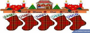 ... to Download God Bless Our Troops Christmas Facebook Timeline Cover