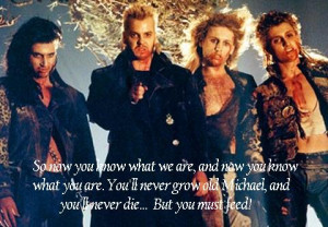 Movie Quotes Lost Boys - Initiation's over