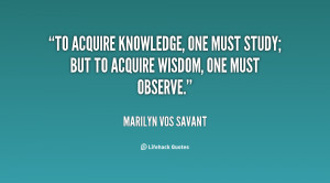 Wisdom Quote The Day Acquire Knowledge Inspirational Quotes
