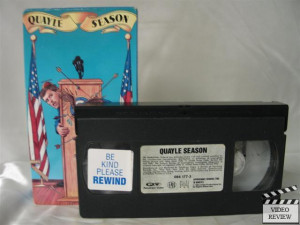 Details about Quayle Season VHS J. Danforth Quayle, Lewis Black