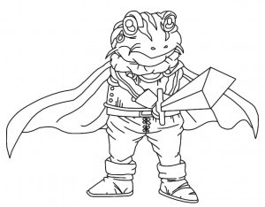 Chrono Trigger - Frog Lines by Ultimatesupremo