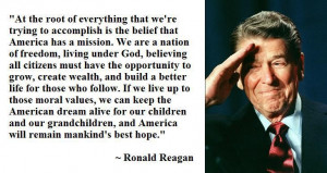 Reagan Moral Values