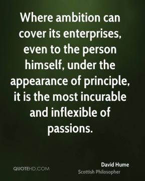quotes about inspirational where ambition can cover its enterprises