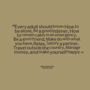 Good Listener Quotes Quotes picture: every adult