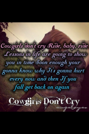 Brooks and Dunn cowgirls don't cry