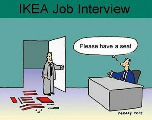 ... Funny Pictures // Tags: Funny cartoon - Ikea job interview // March