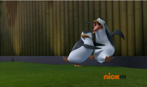 Penguins of Madagascar I think Skipper broke Rico XD