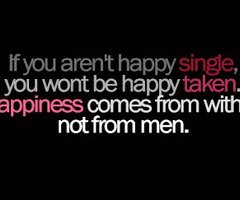 single and happy quotes and sayings about being happy single