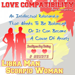 Libra Man Scorpio Woman Love Compatibility. An Intellectual ...