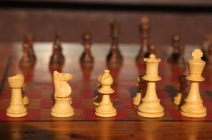 French Lardy Chess pieces