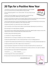20 Tips for a Positive #NewYear from Jon Gordon Share and Enjoy from ...