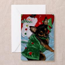 Chihuahua Christmas Greeting Card for