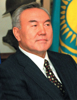 Nursultan Nazarbayev, the president of Kazakhstan