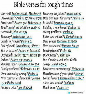 Bible verses for tough times is creative inspiration for us. Get more ...