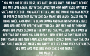 Bob Marley — ” Love Quote “ | So She Quoted