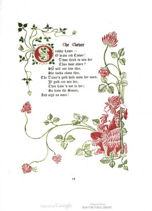 Walter Crane for The old garden and other verses by Margaret Deland. # ...