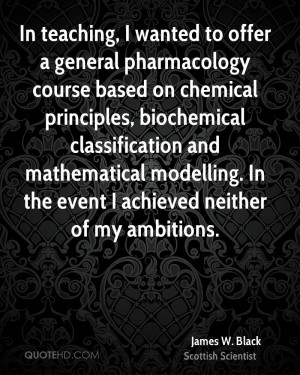 general pharmacology course based on chemical principles, biochemical ...