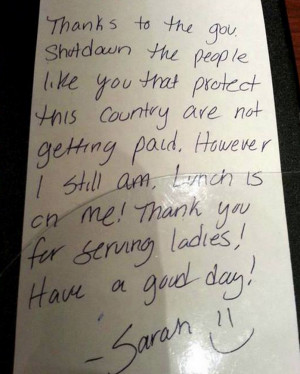 Waitress Picks Up The Tab For National Guard Soldiers Working Without ...