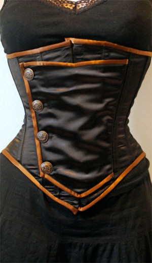 ... Steampunk theme www.club-rub.com/ Steampunk Officer Underbust Corset