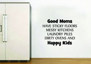 Good Kitchen Quotes Good Mums Kitchen Wall Quote