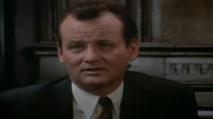 of Bill Murray, who portrays Dr. Peter Venkman , from 
