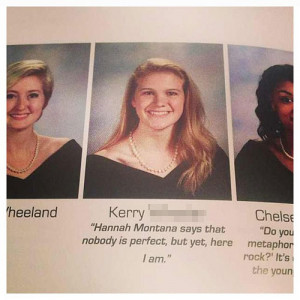 funny yearbook quotes hanna montana