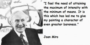 Joan miro famous quotes 2