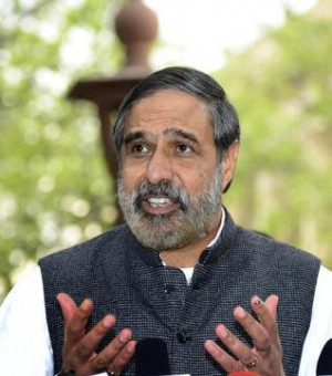 ... Minister of Commerce and Industires, Anand Sharma. Photo: Rajeev Bhatt