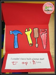 Father's Day Toolbox Craftivity on The Teaching Zoo blog!