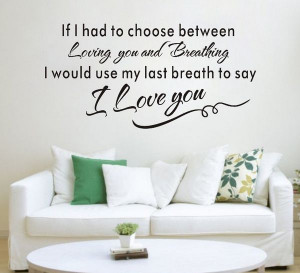 To Choose...Cool Wall Sticker Inspiration Sayings Wall Decor Quotes ...