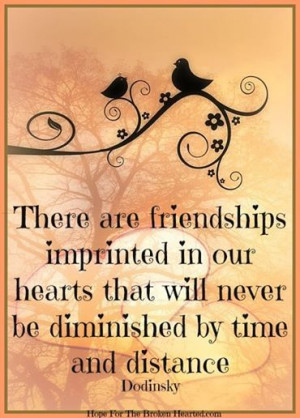 Photo: There are friendships imprinted in our hearts that will never ...