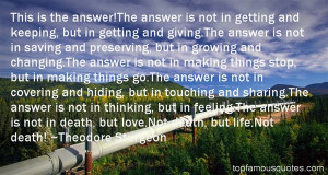 Preserving Life Quotes