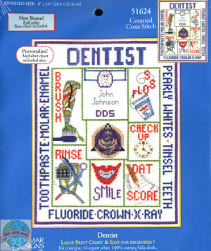 Craft: Counted Cross Stitch Title: Dentist Picture By: Candamar ...